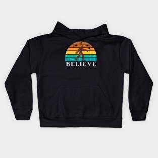 Bigfoot believe Kids Hoodie